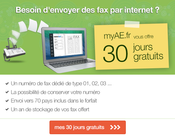 Offre Axiatel : Fax par mail pour auto entrepreneur