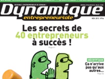 Magazine auto entrepreneur - Dynamique Entrepreneuriale n° 44 - Novembre 2013