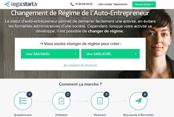 Statut auto entreprise : Changement de régime auto entrepreneur en société (EURL, SARL, SAS, SASU)